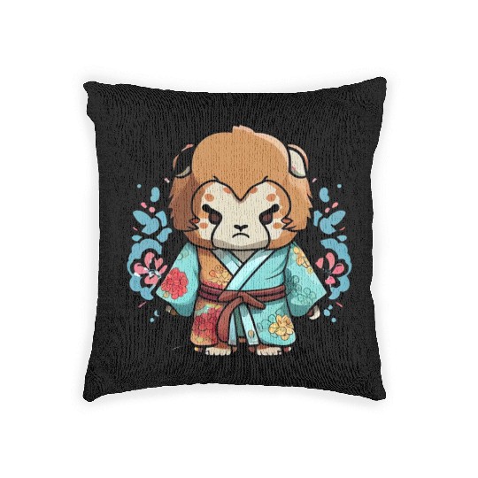 Lion kimono Woven Pillows