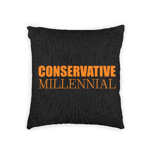 Conservative Millennial Woven Pillows