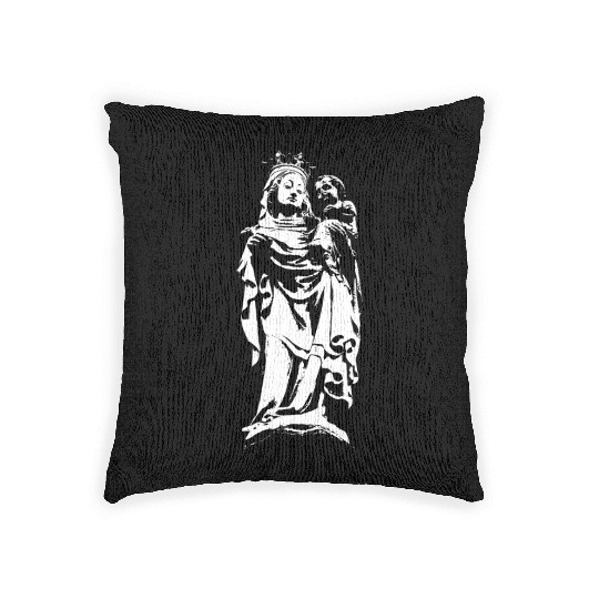 Mary and Jesus Woven Pillows