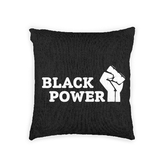 Black Power Woven Pillows