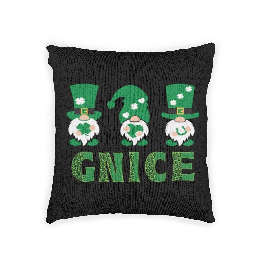Garden Gnomes Gnome Lover Funny Gnome Gardening Woven Pillows