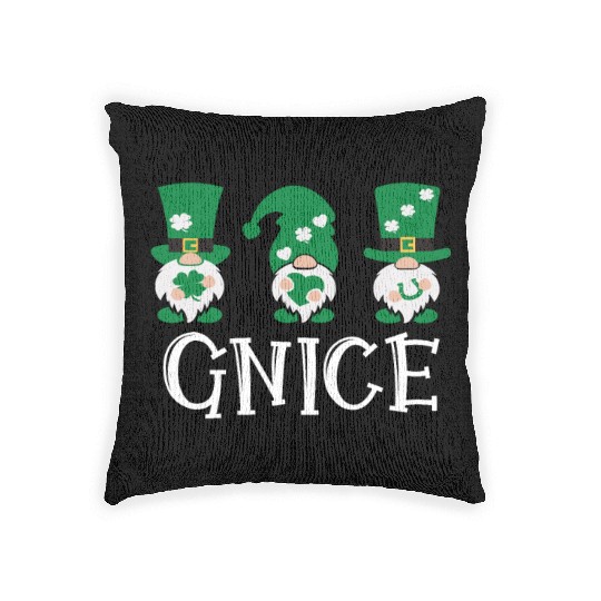 Garden Gnomes Gnome Lover Funny Gnome Gardening Woven Pillows