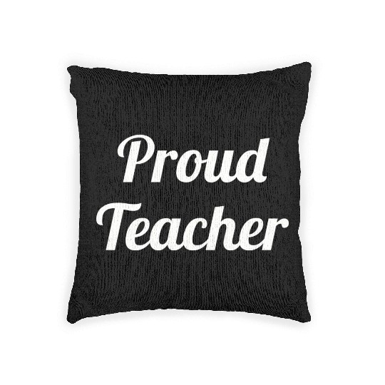 Proud Teacher Woven Pillows