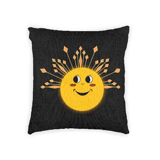 Nice sun Woven Pillows