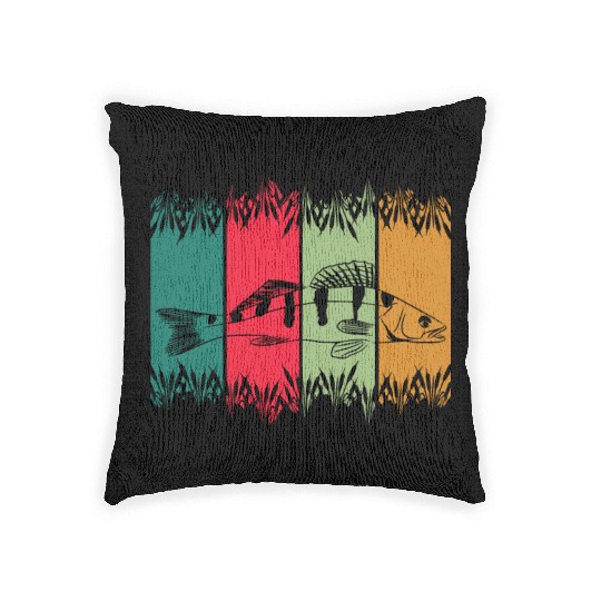 Walleye - walleye fishing Woven Pillows