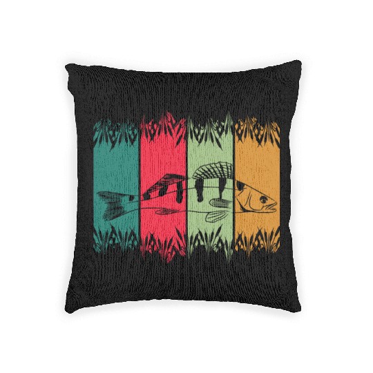Walleye - walleye fishing Woven Pillows