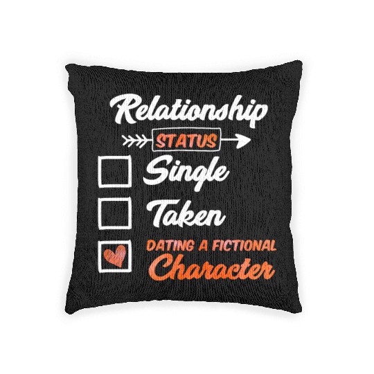 IN relationship with fictional character anime Woven Pillows