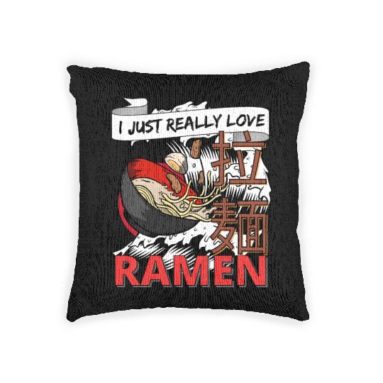 I just really love Ramen Woven Pillows