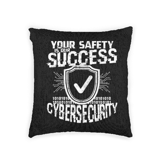 Cyber Security Cyber Hacker Analyst Programmer Woven Pillows