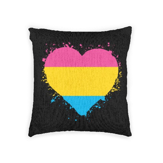 Pride LGBTQ heart Woven Pillows