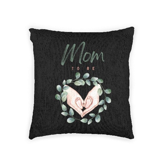 Mom To Be Woven Pillows
