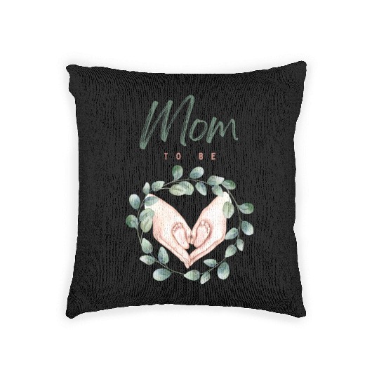 Mom To Be Woven Pillows