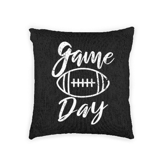 Game Day - Football - Throwback Design - Classic Woven Pillows