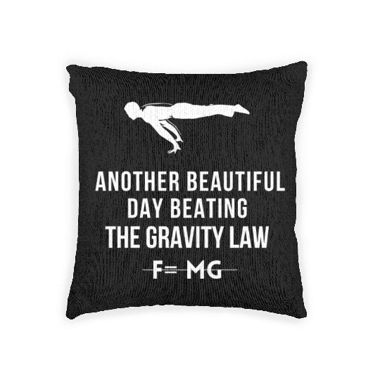 calisthenics street workout bodyweigt planche Woven Pillows