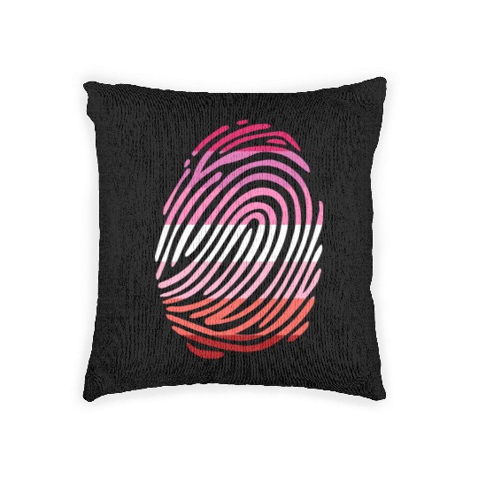 Lesbian Fingerprint Woven Pillows