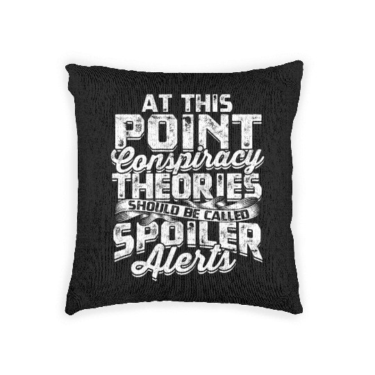 Conspiracy Theorist Theory Science Fiction Woven Pillows
