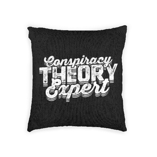 Conspiracy Theorist Theory Science Fiction Woven Pillows