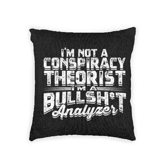 Conspiracy Theorist Theory Science Fiction Woven Pillows
