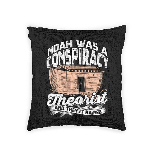 Conspiracy Theorist Theory Science Fiction Woven Pillows