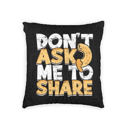 Mac N' Cheese Taster Pasta Food Macaroni Woven Pillows