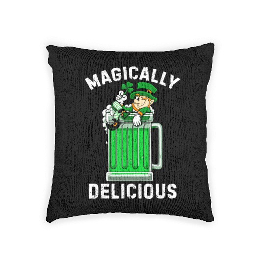 Magically Delicious idea St Patricks Day Drinking Woven Pillows
