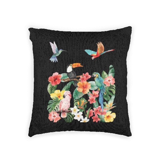 Tropical paradise Woven Pillows