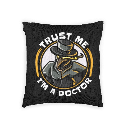 Plague Doctor Plague Doctor Mask Medicines Woven Pillows