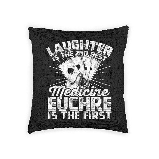 Card Game Games Playing Card Poker Euchre Woven Pillows
