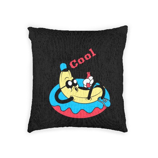 Super Cool Banana Woven Pillows