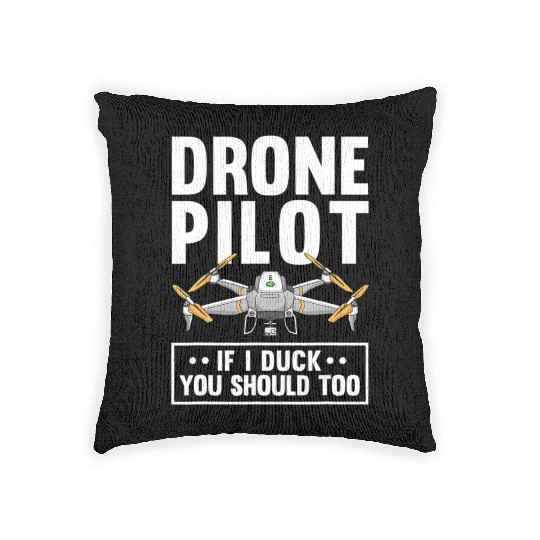Funny Drone Pilot For Men Women RC Racing Pilots Woven Pillows