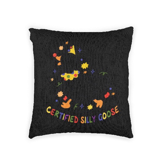 Certified Silly Goose Lover Farmer Woven Pillows