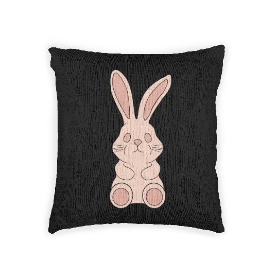 Happy easter - Easter Bunny Woven Pillows