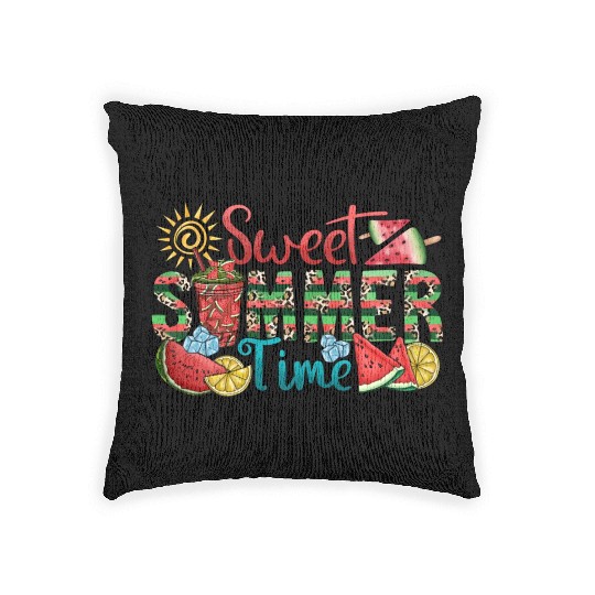 Sweet Summer Time Woven Pillows