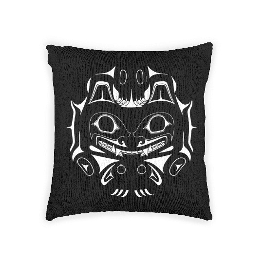 Alaska Native American Art Tlingit Eagle Tribal Woven Pillows
