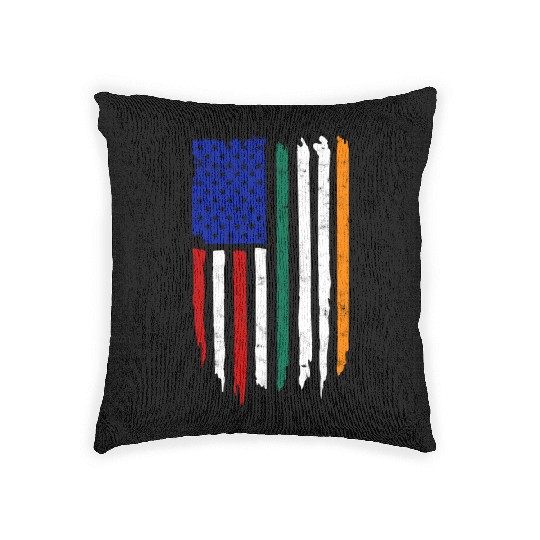 US Immigrant Indigenous USA Immigrants america Woven Pillows