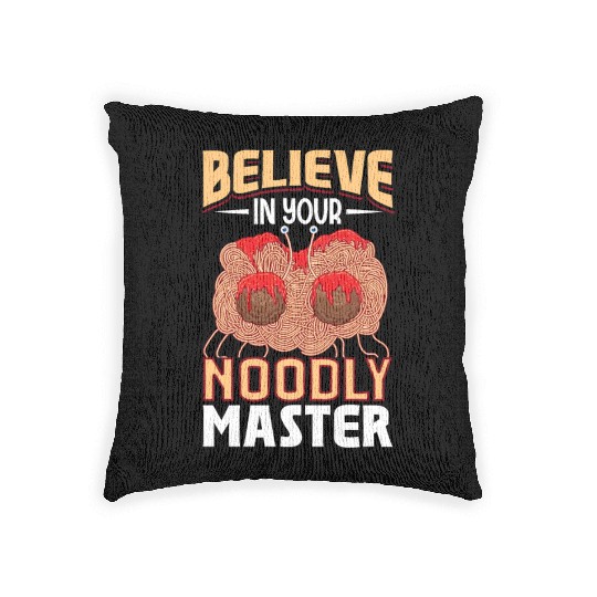 Atheist Atheism Flying Spaghetti Pastafarianism Woven Pillows
