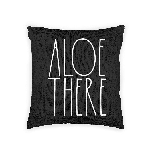 Aloe There White Rae Dunn Inspired Minimalist Woven Pillows