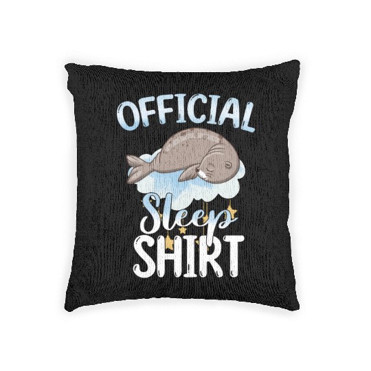 Official Sleep Woven Pillows Seal