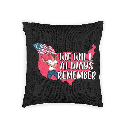 Patriotic America USA Flag 4th Of July American Woven Pillows