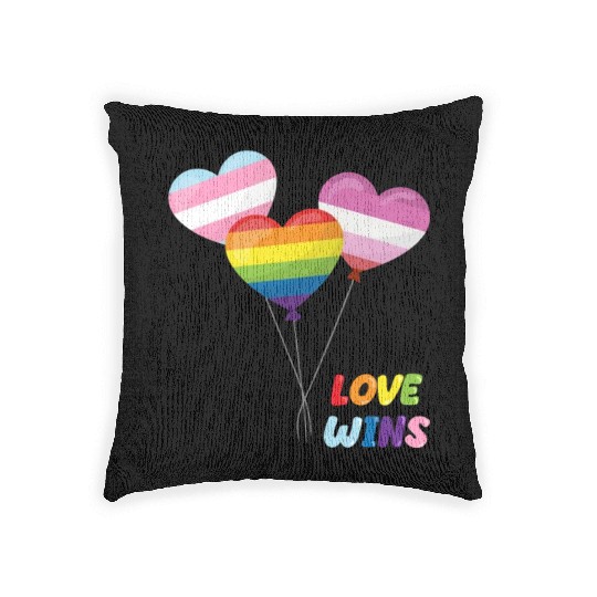 Pride LGBTQ. Statement Woven Pillows
