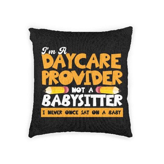 Daycare Teacher Child Care Daycare Provider Gift Woven Pillows