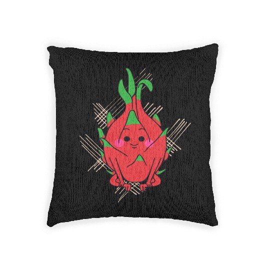 dragon fruit - fruits in season Woven Pillows