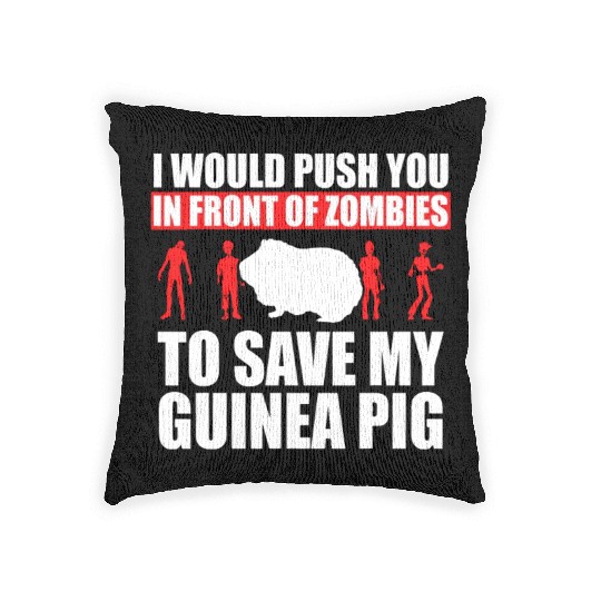Guinea Pig idea, Save My Pet Guinea Pigpotatosavef Woven Pillows