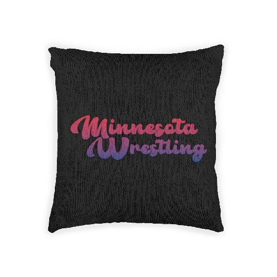 Minnesota Wrestling Woven Pillows
