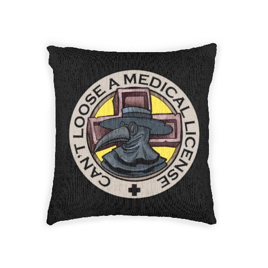 Plague Doctor Outfit Plague Doctor Mask Medicines Woven Pillows