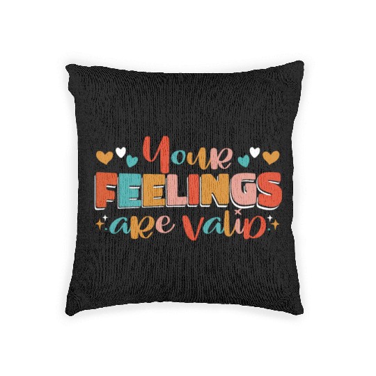 Psychology Psychologist Mental Health Awareness Woven Pillows