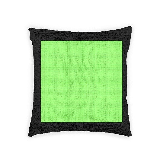 Easter Grass Colors of Spring Plaid Pattern Woven Pillows