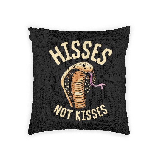 Herpetology Snake Reptile Wildlife Snake Lover Woven Pillows