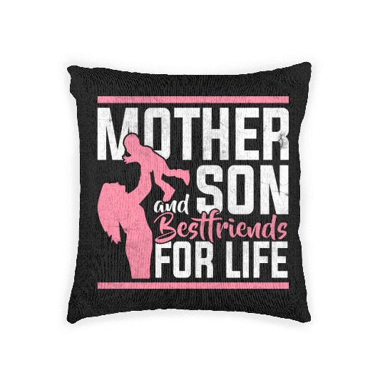 Mother And Son Woven Pillows