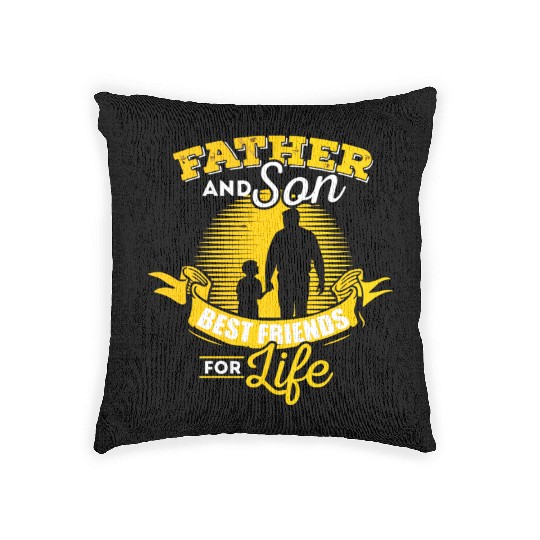FATHER AND SON Woven Pillows